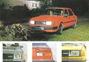 Prospekt Škoda 105 S, L, 120 L, LS, GLS, Mototechna 1984 - 2