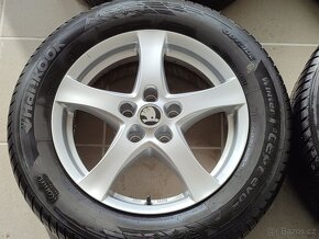 Pěkná Alu kola 16" 5x112 ET41 pneu 215/60/16 - 2