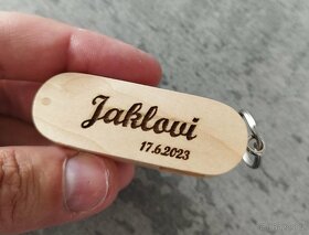 Svatební flash disk 32GB - Vlastní jméno a datum - 2