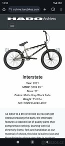 BMX kolo Haro Interstate 21" - 2