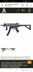 Prodám vzduchový samopal MP5 na CO2 bombičky - 2