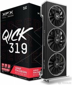 XFX Radeon RX 6700 XT QICK319 DDR6 Black - 2