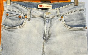 Levi’s 512 Slim Taper – TOP stav, světle modré - 2