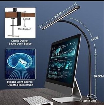 LED stolní lampička  stmívatelna KEEPOO - 2