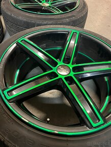 Alu kola OXIGIN 18” Mercedes Audi VW 5x112 zelená - 2