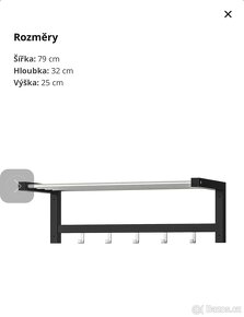 Věšák z Ikea Tjusig ZLEVNĚNO na pouze 499 Kč - 2