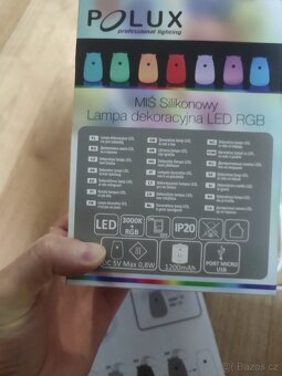 Dětská noční LED lampička medvídek Polux - 2