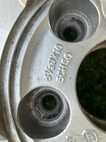 Disk R16 ALU Renault 6 1/2 Jx16 - 2