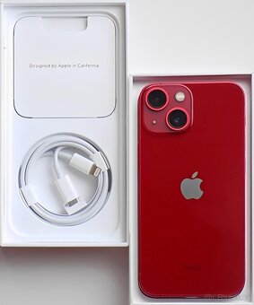 iPhone 13 Red KONDICE BATERIE 100% TOP - 2