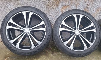 Alu kola R17 5x100 RH + letní pneu 225/45/17 - 2