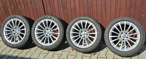 Alu BMW r18, 8jx18, ET30, zimní sada Michelin - 2