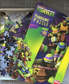 PUZZLE TURTLES, supr stav puzzle, krabice lehce odřena - 2