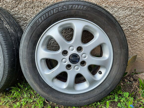 VOLVO Alu kola 4x + pneu BRIDGESTON 195/60/R15 - 2