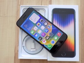 APPLE iPhone SE 2022 128GB Black - ZÁRUKA - TOP STAV - 2