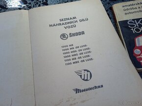 Katalog dílů + údržba a opravy ŠKODA 1000MB - 2