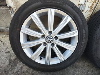 17"letní alu sada Stockholm 5x112 origo VW Touran 2 215/55 - 2