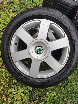 Alu kola 5x112 Škoda Octavia II 205/55 R16 - 2