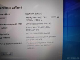 2-jádro HP (2x2,13Ghz),6gb DDR3, 1000gb HDD,HDMI,Baterie 2h+ - 2