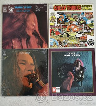 LP desky - JIMI HENDRIX a JANIS JOPLIN původní  presy - 2