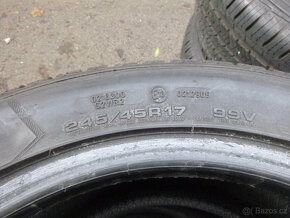 4x zimní pneu goodyear 245/45 r17 (7 mm) - 2