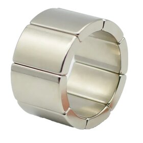 Arc Magnet OR18xIR14x45deg.x20 mm Diameter 36mm N42H - 2