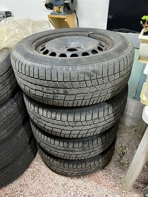 Zimní pneu/kola 5x112 Continental 215/60R16 - 2