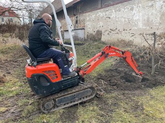 Kubota K008-3 - hezký stav, domácí použití - 2