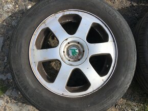 Alu disky 15" 5x100 195/65 Škoda - 2