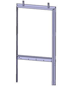 Zadní stěna malé kulaté kabiny Z3011 - 2