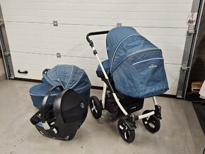 Kočárek 3v1 Baby Design Lupo Comfort, trojkombinace + Cybex - 2