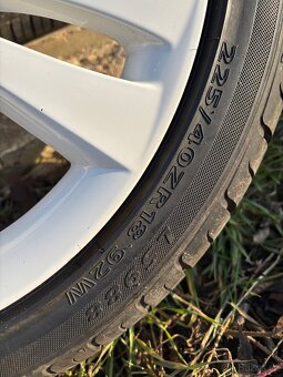 ALU ŠKODA 225/40 R18 PNEU 97% - 2