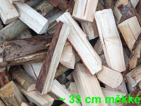 Štípané palivové dřevo pytlované - měkké / tvrdé (25 - 33cm) - 2