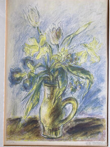 Velký obraz Jarní kytice, Jan Bohdan Melichar - 2