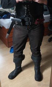 Prodam kožené černé boty cosplay - 2