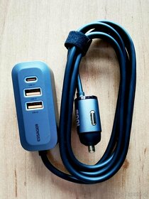 Essager PD 100 W 4 portová USB nabíječka do auta, nová - 2