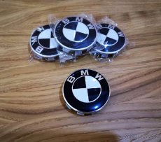 středové krytky BMW 56mm modré černé bílé poklicka - 2