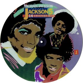 LP- MICHAEL JACKSON & JACKSON 5. - 14 Greatest Hits (Picture - 2