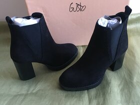 Gusto - dámská kotníčková obuv černá 36 - nové - 2