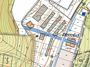 Prodej podílu 2/3 komerčních pozemků 1673 m2 v obci Němčičky - 2