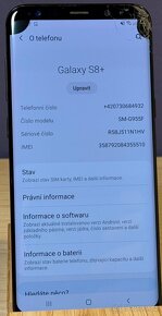 Samsung Galaxy S8+ plně funkční prasklý - 2