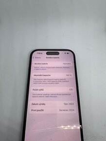 iPhone 15 128gb apple záruka 6/2025 výborný stav - 2