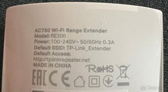 Extender TP-link RE200 a RE205 - 2