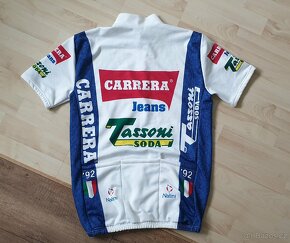 Retro cyklistický dres Carrera Tassoni 92' - 2