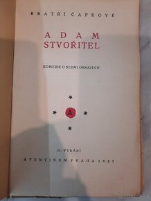 Adam stvořitel - Josef, Karel Čapek - 2