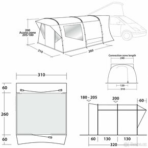 Předstan k dodávce EASY CAMP WIMBERLY - NOVÁ CENA - 2
