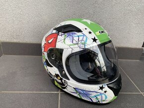 Dětská moto přilba W-TEC FS-815G Tagger Green - 2