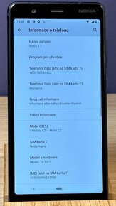 Mobilní telefon Nokia 5.1, velmi dobrý stav - 2