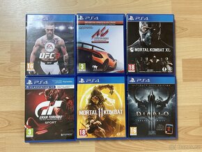 Playstation 4 Pro 1TB White, 2 ovladače, hry - 2