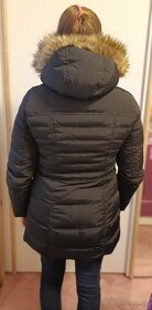 Černý zimní kabát Bershka M/L - 2