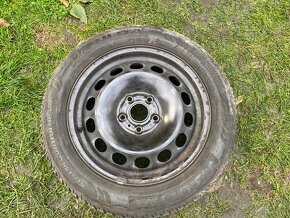 4x zimní pneu s plech. disky Fulda 205/55 R16 - 2